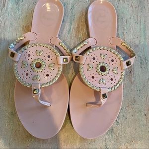 NWOT JACK ROGETS JELLY SANDALS
